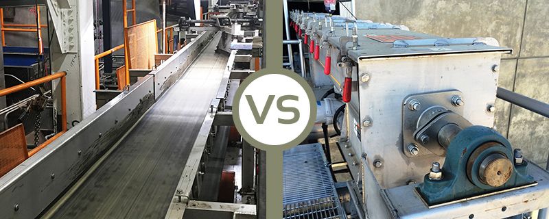Belt Conveyors vs Screw Conveyors in Municipal Wastewater Plants